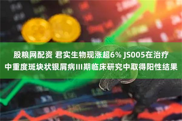 股粮网配资 君实生物现涨超6% JS005在治疗中重度斑块状银屑病Ⅲ期临床研究中取得阳性结果