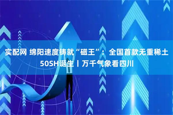 实配网 绵阳速度铸就“磁王”：全国首款无重稀土50SH诞生丨万千气象看四川